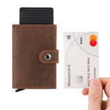 Wallet mit Kreditkarte Mocca